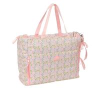 Safta Maletín portaordenador VMB Pink Flowers 14,1 pulgadas 54x17x31 cm