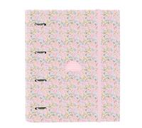 Safta Carpeta 4 anillas 35 cm – 100 hojas A4, cómoda y resistente (27x3.5x32 cm)