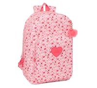 Safta VMB IN BLOOM - Mochila Escolar, Adaptable a Carro, Ideal para Niños de Diferentes Edades, Cómoda y Versátil, Calidad y Resistencia, Color Rosa