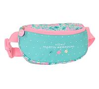 Safta VMB Mint Paradise - Riñonera Infantil Niño, Ideal para Jóvenes y Niños de Diferentes Edades, Cómoda y Versátil, Calidad y Resistencia, 23x9x14 cm, Color Verde Menta