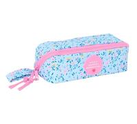 Safta VMB PARAÍSO - Portatodo Cuadrado Grande, Estuche Infantil, Estuche Niño, Ideal para Niños en Edad Escolar, Cómodo y Versátil, Calidad y Resistencia, 22x10x10 cm
