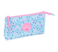 Safta VMB PARAÍSO - Portatodo Triple, Estuche Infantil, Estuche Niño, Ideal para Niños en Edad Escolar, Cómodo y Versátil, Calidad y Resistencia, 22x3x12 cm