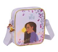 Safta WISH - Bandolera Pequeña, Bandolera Infantil, Bolso Niño, Ideal para Niños de 5 a 14 Años, Cómoda y Versátil, Calidad y Resistencia, 16x4x18 cm, Color Lila