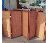 SAFWELAU DIY Panel tabiques divisores Panel de Pantalla 2ft 3ft 4ft 5ft 6ft, Divisores de Oficina Pared de partición Independiente, Pantalla de privacidad del Pasillo(6 Panel,H 80cm/2.6ft)