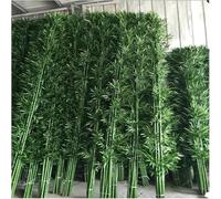SAFWELAU Pantalla de plástico Bambu planta Planta falsa de árbol de bambú artificial para el hogar, restaurante, Pared de vegetación de pantalla de privacidad, Tallos de bambú falsos con hojas de plas