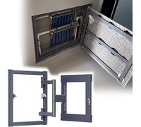 SAFWELAU Trampilla inspección Puerta de inspección Panel de Acceso de plomería Oculto, Puerta del gabinete Duradera pulsador, Hatch de Servicio de líneas de plomería(WxH 16X22in (40x55cm))