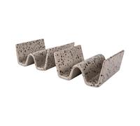 Sagaform 2 Soportes para tacos Ditte gris-negro