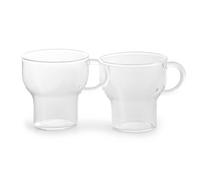Sagaform 2 Tazas de vidrio Sagaform 15 cl transparente