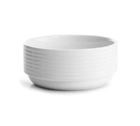 Sagaform Bol hondo Coffee & More 17 cm blanco