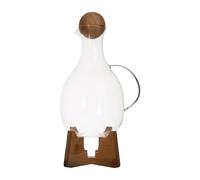 Sagaform Jarra para vino caliente con calentador Nature 1.8 l transparente-marrón