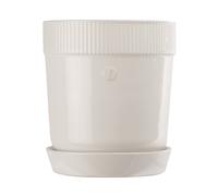 sagaform Elise - Jarrón con Plato - Medium - White