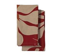 Sagaform Paño de cocina Edith 50x70 cm. 2-pack Burdeos