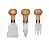 Sagaform Set de cuchillos para queso Nature 3 piezas Roble