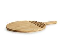 Sagaform Tabla de cortar redonda con asa Nature bambú Ø30 cm