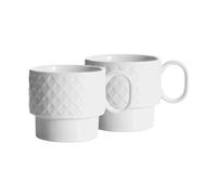 Sagaform Tazas de té Coffee & More. 2-pack Blanco