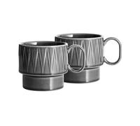 Sagaform Tazas de té Coffee & More. 2-pack Gris