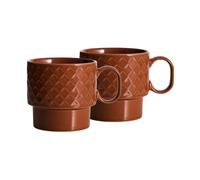 Sagaform Tazas de té Coffee & More. 2-pack Terracota