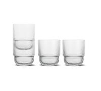 Sagaform Vasos transparentes Sagaform 4-pack Claro