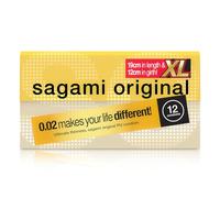Sagami Preservativos originales de poliuretano tamaño XL 0.02 (paquete de 12)