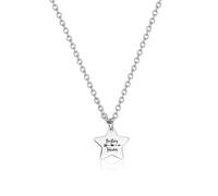 S'Agapõ Collar de mujer de acero con símbolo de estrella | Colección Be My Family - SBY003, 480mm, Acero inoxidable