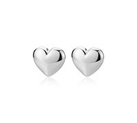 S'Agapõ Pendientes de mujer de acero con símbolo de corazón | Colección Stellar - SSE51, 20mm, Acero inoxidable