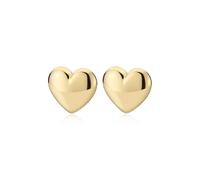 S'Agapõ Pendientes de mujer de acero con símbolo de corazón | Colección Stellar - SSE52, 20mm, Acero inoxidable