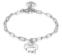 S'AGAPÕ Sagapò Be My Always Trendy SBM56 - Pulsera de metal para mujer, Metal