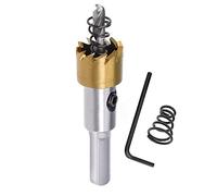 SagaSave 18 mm abridor de agujeros de alta velocidad brocas cortador de agujeros de metal, sierra de agujero de larga vida con llave Allen para metal madera acero inoxidable aluminio 1 unids