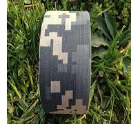 SagaSave 2 rollos de cinta de camuflaje a prueba de agua, 10 m, cinta de envoltura de camuflaje, rollo de vendaje elástico protector autoadhesivo para exteriores, grueso, resistente, evita arañazos