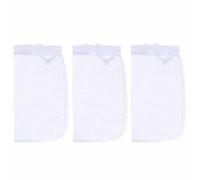 SagaSave 3 bolsas de filtro de acuario, bolsa de malla de nailon blanco de 180 micras para filtración de tanque de carbón activado