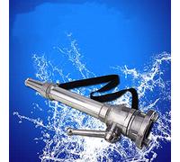 SagaSave Acoplamiento de boquilla de manguera de incendio: cuerpo de aluminio, válvula de bola, entrada de 1.5 pulgadas, salida de 2.5 pulgadas, bombero, riego