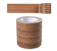 SagaSave Cinta adhesiva de reparación, 57 mm de ancho, 4,57 m cinta adhesiva de imitación de veta de madera, borde de papel tapiz con veta de madera para reparación de rayones en muebles (C)