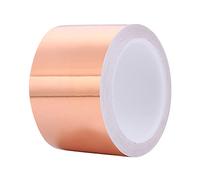 SagaSave Cinta autoadhesiva de lámina de cobre, cinta de blindaje EMI y RFI por un lado, cinta de cobre conductora contra caracoles, para reparaciones eléctricas, puesta a tierra, interiores del hogar