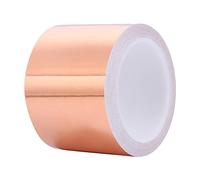 SagaSave Cinta autoadhesiva de lámina de cobre, cinta de blindaje EMI y RFI por un lado, cinta de cobre conductora contra caracoles, para reparaciones eléctricas, puesta a tierra, interiores del hogar