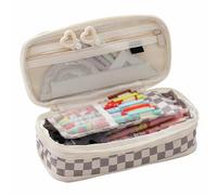 SagaSave Estuche para lápices de papelería, bolsa para bolígrafos de gran capacidad, bolsa de papelería escolar para organización de marcadores, estudiantes, oficina, universidad, escuela secundaria