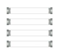 SagaSave Estuche transparente para lápices, cilíndrico acrílico, tubo vacío, caja de regalo, caja de almacenamiento para suministros escolares y de oficina, Transparent