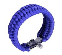 SagaSave Outdoor Paracord Survival Bracelet, Emergency Rescue Parachute Rope Bracelet with Adjustable Buckle for Travelling, Camping and Hiking