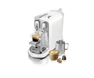 Sage Appliances SNE800 The Creatista Plus - Cafetera de café, color blanco perla
