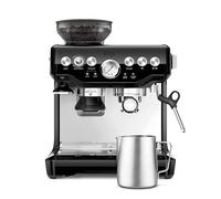 Sage - The Barista Express - Cafetera Profesional con Espumador de Leche Manual y Molinillo Integrado - Microespuma Personalizable, Sésamo Negro