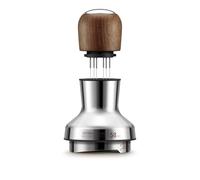 Sage Distribution Duo 58mm, Distribuidor y Nivelador de Café, Nuez Premium | Ocho Pines Ajustables & Tres Cuchillas Niveladoras, Altura Regulable, Compatible con Filtros de 58mm