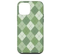 Sage Green Argyle Print Rhombus Geometric Modern Carcasa para iPhone 12 Mini