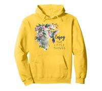 Sage Green Hummingbird Enjoy The Little Things Humming Bird Sudadera con Capucha