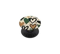 Sage Heart Doodle Pattern Día de San Valentín PopSockets PopGrip Adhesivo