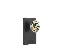 Sage Heart Doodle Pattern Día de San Valentín PopSockets PopWallet para MagSafe