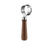 Sage Naked Portafilter 58mm, Portafiltro de Espresso, Nogal Premium | Diseño de Fondo Abierto para Ver la Extracción, Mango Ergonómico de Nogal, Compatible con Filtros de 58mm
