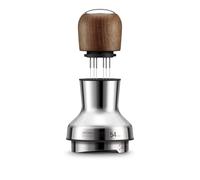 Sage - The Distribution Duo 54mm - Distribuidor y Nivelador de Café 2-en-1, Pines Ajustables y Altura, Compatible con Portafiltros Sage de 54mm - Nogal Premium