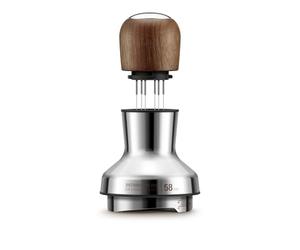 Sage - The Distribution Duo 58mm - Distribuidor y Nivelador de Café 2-en-1, Pines Ajustables y Altura, Compatible con Filtros de Café Sage de 58mm - Nuez Premium