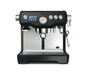 Sage - The Dual Boiler - Cafetera Profesional con Espumador de Leche Manual y Sistema de Doble Caldera - Con Temporizador y Control de Temperatura - 2200 W, Máx. 15 Bares - Black Truffle