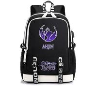 Sageam Anime Solo Leveling Mochilas Escolares, Mochila Viaje, Mochilas tradicionales, mochilas casuales con USB para Hombre Mujer