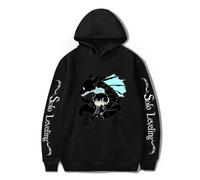 Sageam Unisex Solo Leveling Merch Sung Jin-Woo Sudadera con Capucha Manga Larga Sweatshirt Cosplay Hoodies